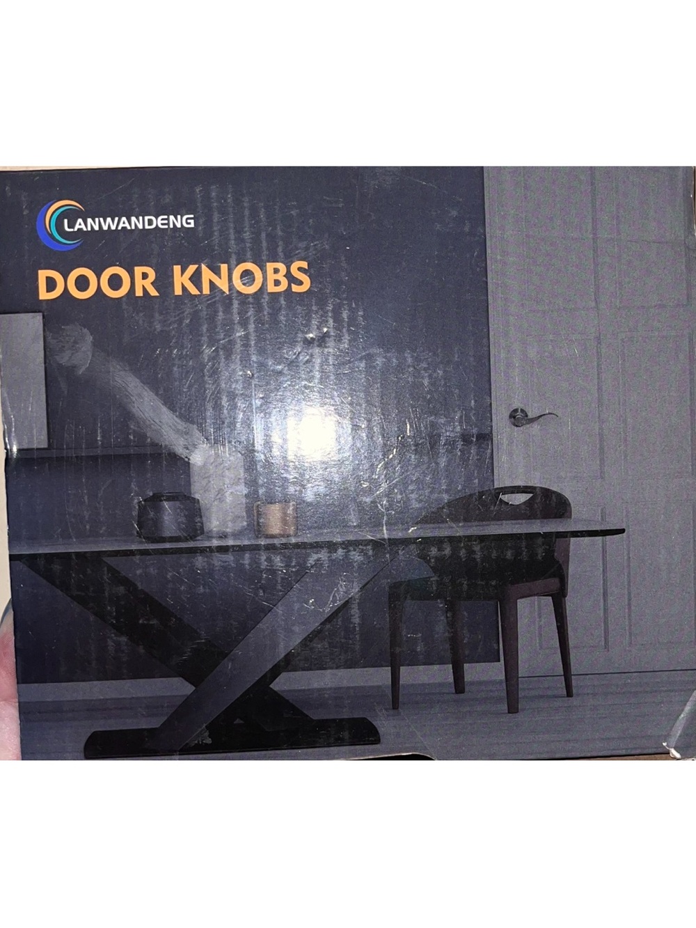 LANWANDENG Door Knobs - Black